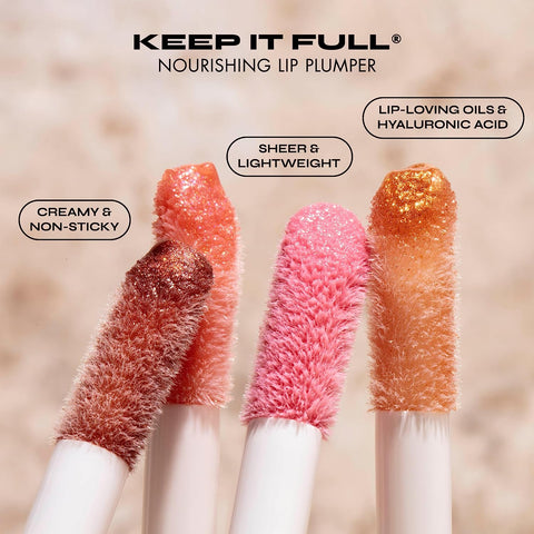 Milani Keep It Full Nourishing Lip Plumper (0.13 Fl. Oz.) Cruelty-Free Lip Gloss for Soft, Fuller-Looking Lips (Prismatic Peach)