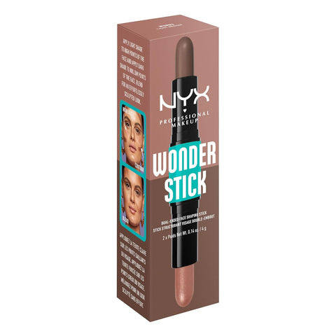 NYX PROFESSIONAL MAKEUP Wonder Stick, Face Shaping & Contouring Stick - Light Medium