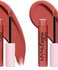 NYX PROFESSIONAL MAKEUP Lip Lingerie XXL Matte Liquid Lipstick - Strip'D down (Coral Beige)