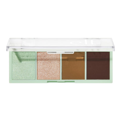 Mini Melt Eyeshadow, Pigment-Packed, Eyeshadow Quad Featuring a Mix of Matte & Shimmer Shades, On-The-Go Size, Vegan & Cruelty-Free, Mint to Be