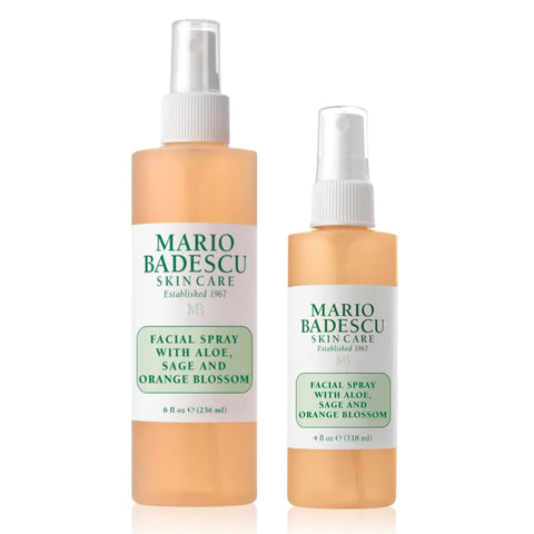 Mario Badescu Facial Spray with Aloe, Sage and Orange Blossom for All Skin Types | Face Mist That Hydrates & Uplifts