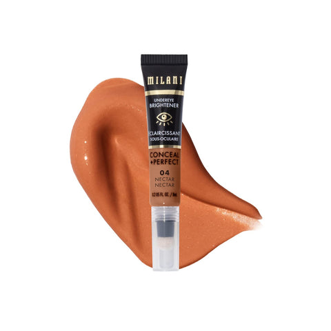 Milani Conceal + Perfect Undereye Brightener for Treating Dark Circles, Face Lift Collection - Rose