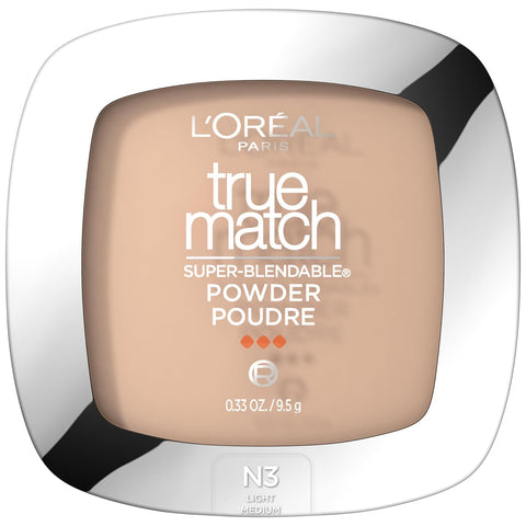 True Match Super Blendable Oil Free Foundation Powder, W2 Light, 0.33 Oz, Packaging May Vary