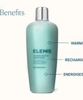 ELEMIS Aching Muscle Super Soak | Musclease Natural Foaming Bath Milk Warms, Recharges, and Energizes Tired, Overworked Muscles Post-Workout | 400 Ml