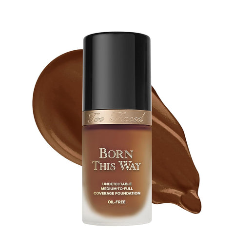 Too Faced Born This Way Natural Finish Longwear Liquid Foundation, 1.01 Fl. Oz.