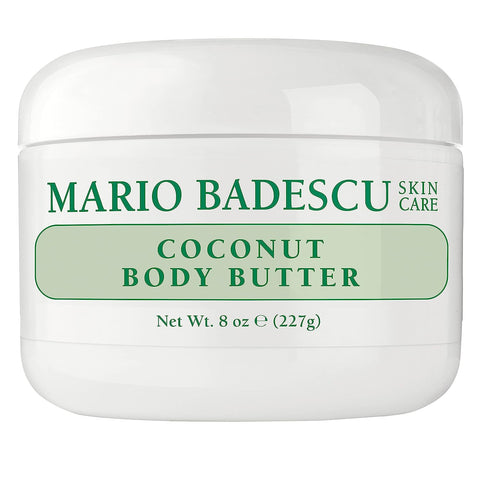 Mario Badescu Coconut Body Butter for All Skin Types | Body Moisturizer for Smooth and Radiant Skin | Formulated with Shea Butter