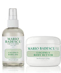 Mario Badescu Coconut Body Butter & Body Oil Set | Moisturizing Body Butter with Shea Butter + Lightweight Hydrating Body Oil with Coconut Oil | 8 Oz & 5 Fl Oz