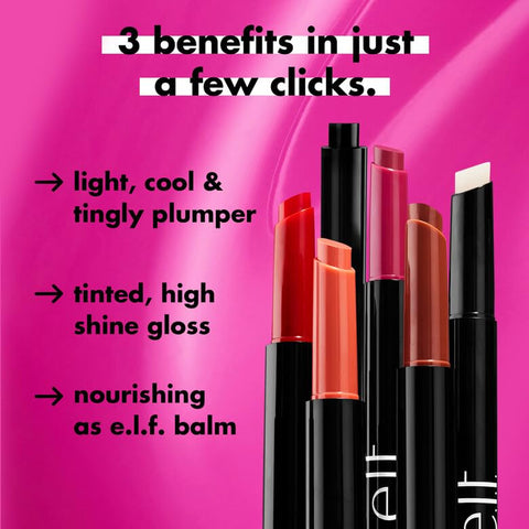 Pout Clout Lip Plumping Pen, Nourishing Lip Balm for Sheer Color & Shine, Plumps & Moisturizes, Vegan & Cruelty-Free, Pinky Out