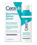 Cerave Retinol Serum for Post-Acne Marks and Skin Texture | Pore Refining, Resurfacing, Brightening Facial Serum with Retinol and Niacinamide | Fragrance Free, Paraben Free & Non-Comedogenic| 1 Oz