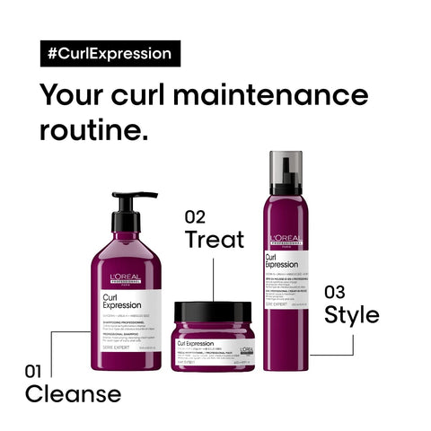 Curl Expression Moisturizing Shampoo | Hydrates & Detangles | for Curly & Coily Hair Types | Sulfate & Paraben Free | 16.907 Fl. Oz.