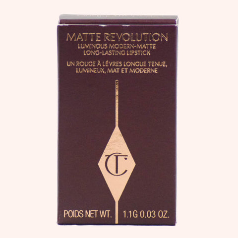 CHARLOTTE TILBURY Matte Revolution Luminous Modern-Matte Long-Lasting Lipstick Mini Travel Size Charm - Walk of No Shame