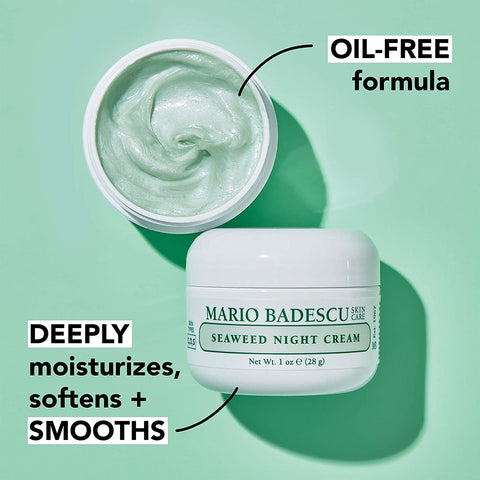 Mario Badescu Night Cream for Face, Ultra-Rich Overnight anti Aging Cream, Infused with Vitamins, Minerals and Antioxidant