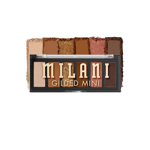 Milani Gilded Mini Eyeshadow Palette with 6 Matte & Shimmer Hues - the Wine Down