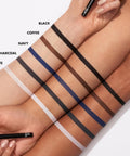 No Budge Retractable Eyeliner, Creamy, Ultra-Pigmented & Waterproof, Creates Bold & Defined Lines, Vegan & Cruelty-Free, Black 0.006 Oz