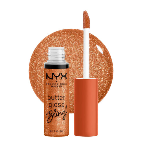 NYX PROFESSIONAL MAKEUP Butter Gloss, Non-Sticky Lip Gloss - Madeleine (Mid-Tone Nude)