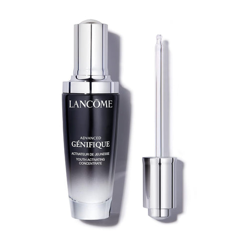 Lancôme Advanced Génifique Radiance Boosting Anti-Aging Face Serum - Visibly Hydrates & Plumps Skin - with Bifidus Prebiotic, Hyaluronic Acid & Vitamin Cg