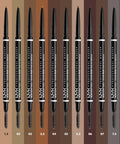 NYX PROFESSIONAL MAKEUP Micro Brow Pencil, Precise Eyebrow Pencil - Ash Brown