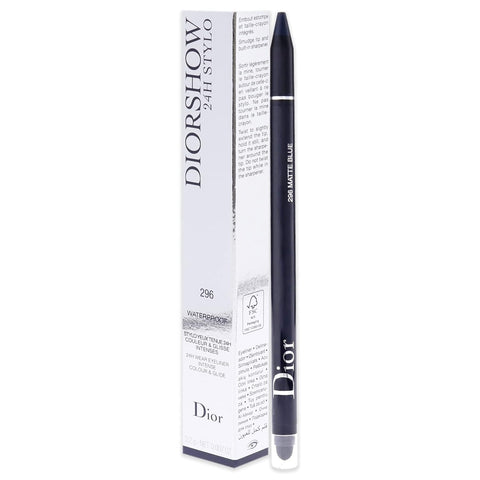 Christian Dior Diorshow 24H Stylo Waterproof Eyeliner - 296 Matte Blue Women 0.01 Oz