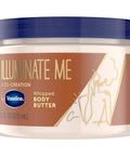 Vaseline Illuminate Me Shea Butter Whipped Body Butter for Melanin Rich Skin Provides 24 Hour Moisturization for Dry Skin 11 Oz