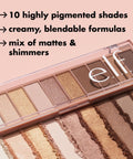 Perfect 10 Eyeshadow Palette, Ten Ultra-Pigmented Neutral Shades, Blendable Formula, Vegan & Cruelty-Free, Need It Nude (Packaging May Vary)