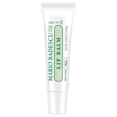 Mario Badescu Moisturizing Lip Balm for Dry Cracked Lips, Infused with Coconut Oil and Shea Butter, Ultra-Nourishing Lip Care Moisturizer for Soft, Smooth and Supple Lips