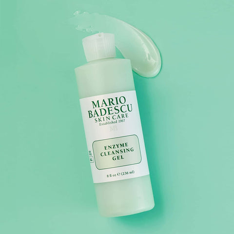 Mario Badescu Enzyme Cleansing Gel for All Skin Types, Oil-Free Face Wash with Grapefruit & Papaya Extract, Remove Excess Oil & Surface Impurities