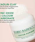 Mario Badescu Silver Powder Pore Minimizer, Skin Care Facial Pore Cleansing Mask with Kaolin Clay & Zinc Oxide