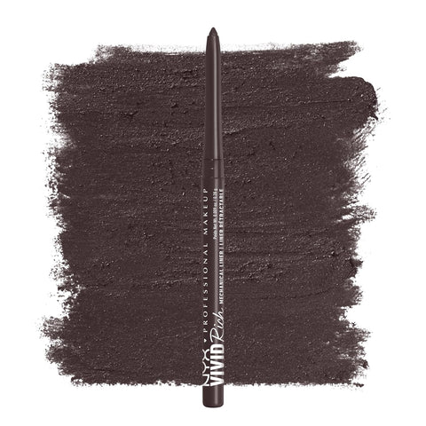 NYX PROFESSIONAL MAKEUP Mechanical Eye Pencil,Vivid Rich Mechanical, Creamy Retractable Eyeliner - Always Onyx, Black Eyeliner