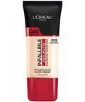 K1828700 Infallible Pro-Matte Liquid Longwear Foundation Makeup, 102 Shell Beige, 1 Fl; Oz.