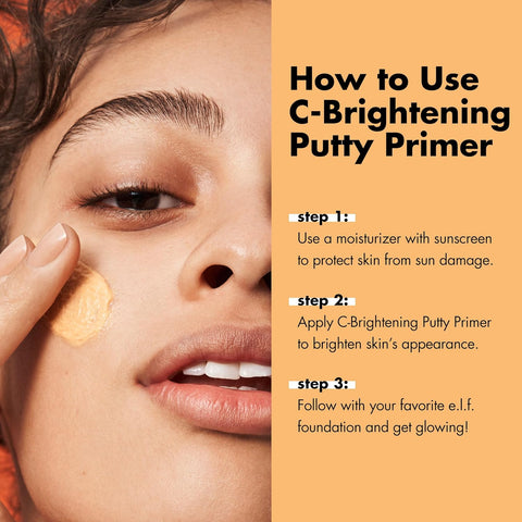 C-Brightening Putty Primer, Makeup Primer for Brightening & Evening Out Skin Tone, Enriched with Vitamin C, Universal Sheer (Packaging May Vary)