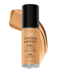 Milani Conceal + Perfect 2-In-1 Foundation + Concealer - Creamy Vanilla (1 Fl. Oz.) Cruelty-Free Liquid Foundation - Cover Under-Eye Circles, Blemishes & Skin Discoloration for a Flawless Complexion