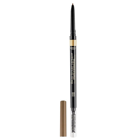 Makeup Brow Stylist Definer Waterproof Eyebrow Pencil, Ultra-Fine Mechanical Pencil, Draws Tiny Brow Hairs and Fills in Sparse Areas and Gaps, Dark Brunette, 0.003 Ounce (Pack of 1)