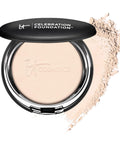 IT Cosmetics Celebration Foundation - Full-Coverage, Anti-Aging Powder Foundation - Blurs Pores, Wrinkles & Imperfections - with Hydrolyzed Collagen & Hyaluronic Acid - 0.3 Oz