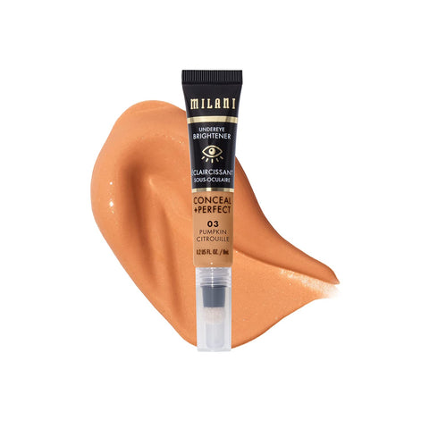 Milani Conceal + Perfect Undereye Brightener for Treating Dark Circles, Face Lift Collection - Rose