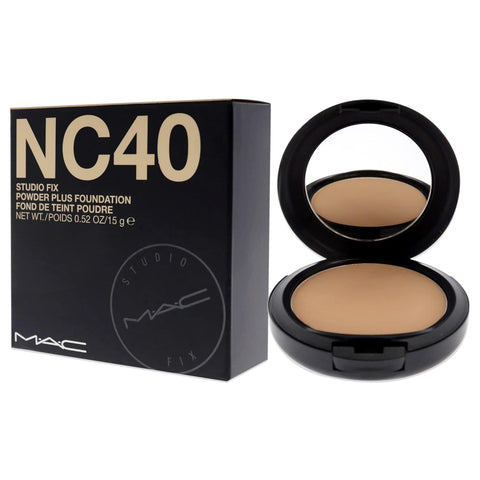 MAC Studio Fix Powder plus Foundation for Women, NC40, 0.52 Ounce