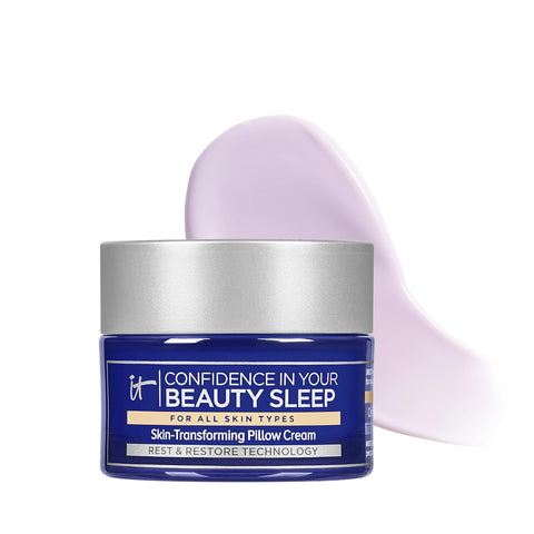 IT Cosmetics Confidence in Your Beauty Sleep Night Cream - Visibly Improves Fine Lines, Wrinkles, Dryness, Dullness & Loss of Firmness - with Hyaluronic Acid