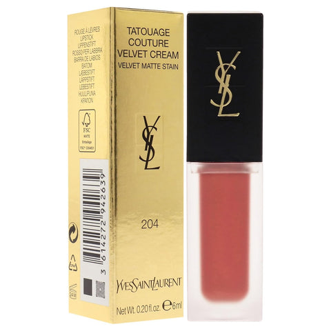 Yves Saint Laurent Tatouage Couture Velvet Matte Cream - 204 Beige Underground Lipstick Women 0.20 Oz