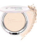 IT Cosmetics Celebration Foundation Illumination - Full-Coverage, Anti-Aging Powder Foundation - Blurs Pores, Wrinkles & Imperfections - 0.3 Oz