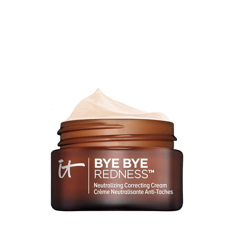 IT Cosmetics Bye Bye Redness - Neutralizing Color-Correcting Cream - Reduces Redness - Long-Wearing Coverage - with Hydrolyzed Collagen - 0.37 Fl Oz