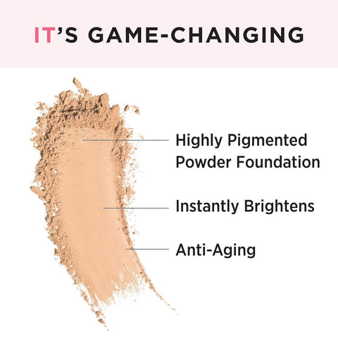 IT Cosmetics Celebration Foundation Illumination - Full-Coverage, Anti-Aging Powder Foundation - Blurs Pores, Wrinkles & Imperfections - 0.3 Oz