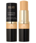 Milani Conceal + Perfect Foundation Stick - Sand Beige (0.46 Ounce) Vegan, Cruelty-Free Cream Foundation - Cover Under-Eye Circles, Blemishes & Skin Discoloration for a Flawless Finish