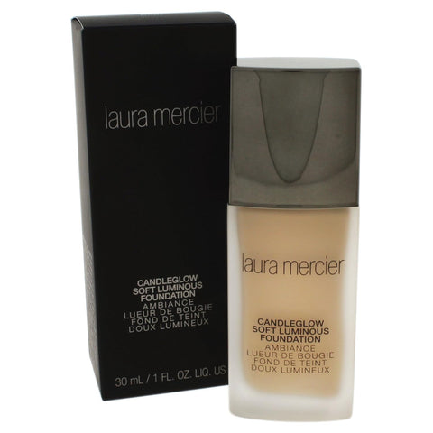 Laura Mercier Candleglow Soft Luminous Foundation, No. 1W1 Ivory, 1 Ounce