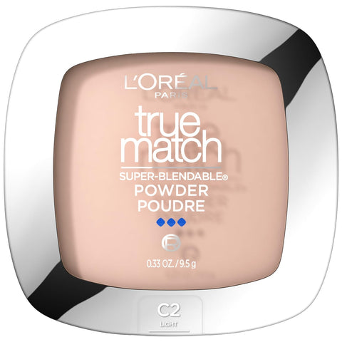 True Match Super Blendable Oil Free Foundation Powder, W2 Light, 0.33 Oz, Packaging May Vary