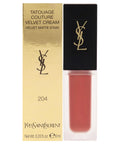 Yves Saint Laurent Tatouage Couture Velvet Matte Cream - 204 Beige Underground Lipstick Women 0.20 Oz