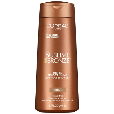 Sublime Bronze Tinted Self Tanning Lotion, Medium Natural Tan 5 Fl. Oz