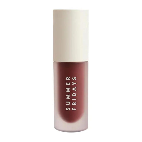 Summer Fridays Dream Lip Oil for Moisturizing Sheer Coverage, High-Shine Tint, and Deep Hydration - Soft Mauve (0.15 Oz)