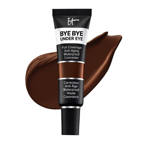 IT Cosmetics Bye Bye under Eye Full Coverage Concealer - for Dark Circles, Fine Lines, Redness & Discoloration - Waterproof - Anti-Aging - Natural Finish – 0.4 Fl Oz