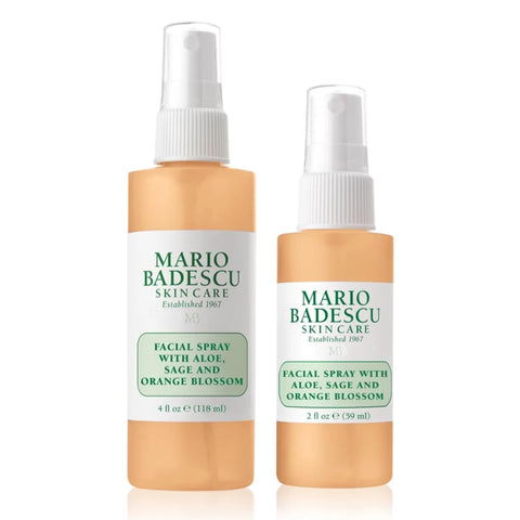 Mario Badescu Facial Spray with Aloe, Sage and Orange Blossom for All Skin Types | Face Mist That Hydrates & Uplifts