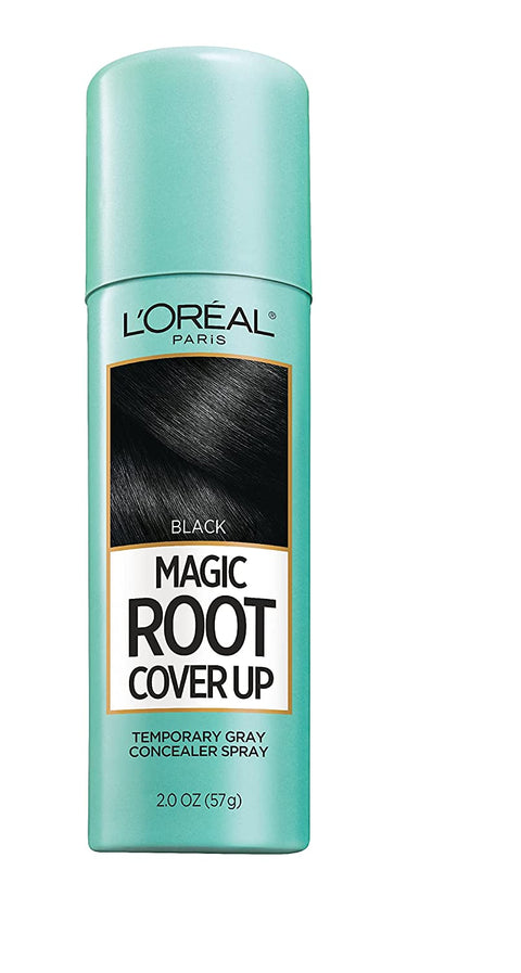 Hair Color Root Cover up Temporary Gray Concealer Spray Light Brown (Pack of 2) (Packaging May Vary)