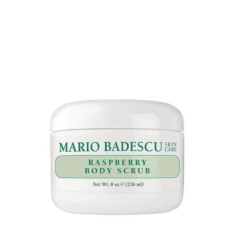 Mario Badescu Raspberry Body Scrub for All Skin Types |Exfoliating Body Scrub That Softens and Renews |Formulated with Raspberry Seeds & Papaya Extract| 8 OZ